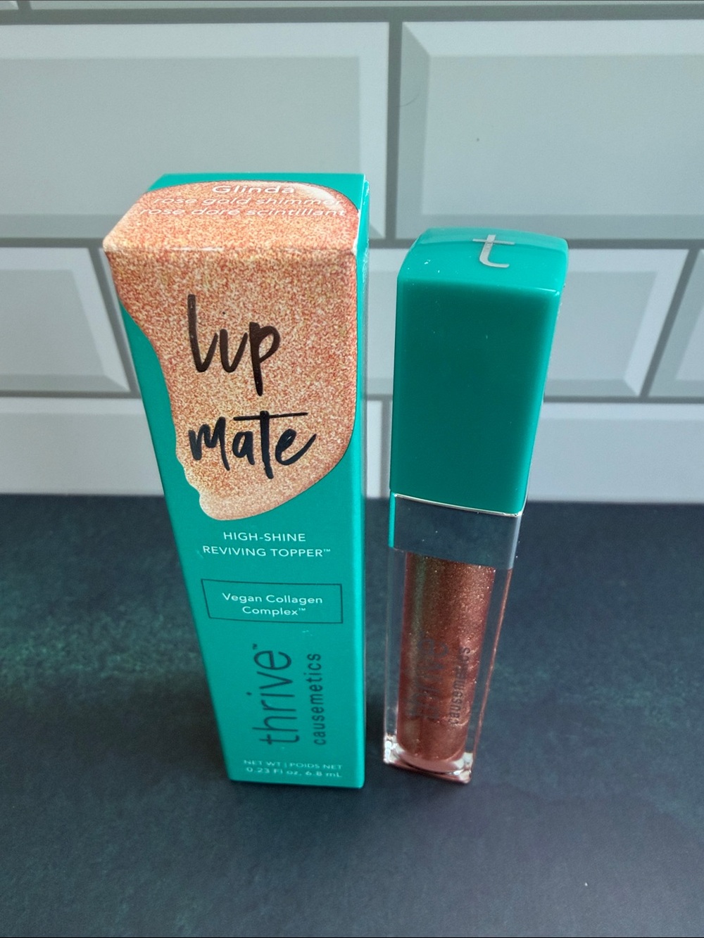 thrive causemetics Lip Mate High-Shine Topper — Shimmering Copper